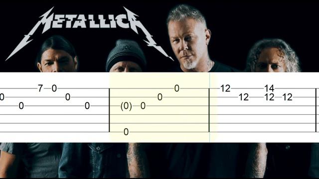 Metallica, Nothing Else Matters Easy Guitar Tabs Acustic And Electric