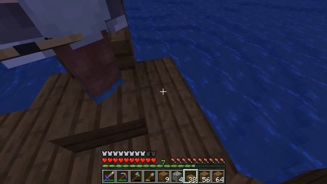 КРУШЕНИЕ САМОЛЕТА В МАЙНКРАФТ #12 / СТРОИМ ПИРАТСКИЙ КОРАБЛЬ / Ванильное выживание в Майнкрафт