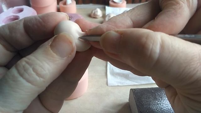 Часть вторая.Отминка в силиконовые формы и шлифовка деталей