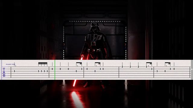 STAR WARS IMPERIAL MARCH GUITAR - Easy Tab Tutorial!