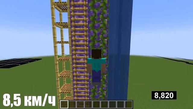 Самый Быстрый Способ Передвижения Вверх в Minecraft