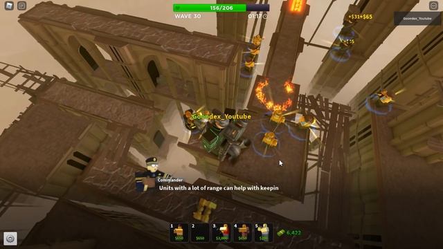 SOLO Only Golden Towers In Roblox Tower Defense Simulator #2