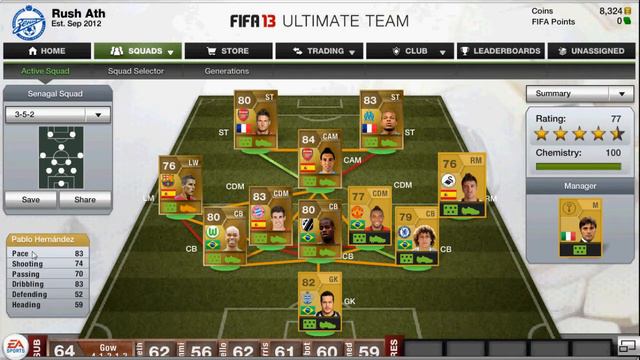 Fifa 13 Ultimate Team!  | Hybird Squad Builder 35k FT DEDE, Carzola, Remy!