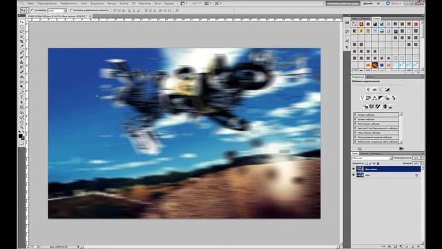 Холодная коррекция в фотошопе By Champion.