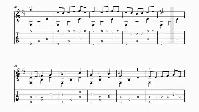 Vincenzo Galilei - Saltarello - Tab