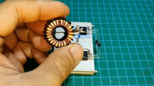 How To Make A Simple Inverter 1700W, Microwave Transformer, Creative Prodigy #120