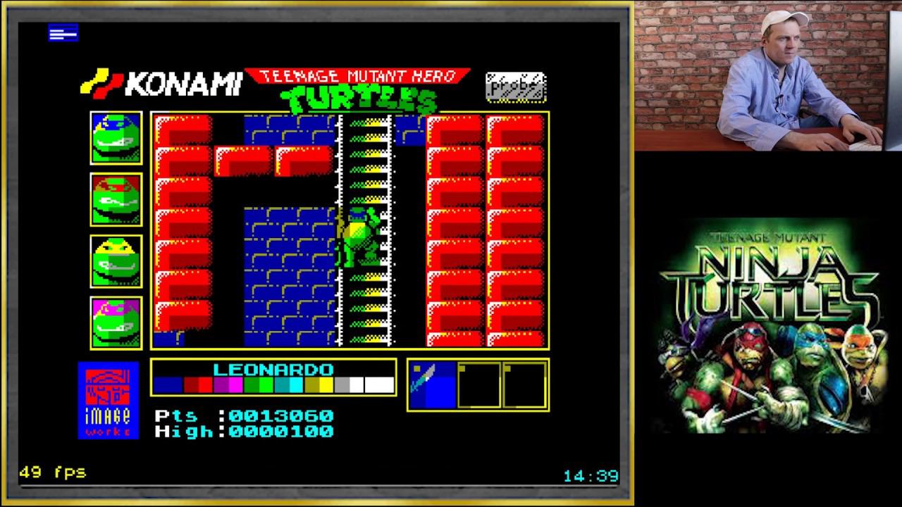 ZX Spectrum Games, Mutant Turtles Ninja, Longplay Games 2020