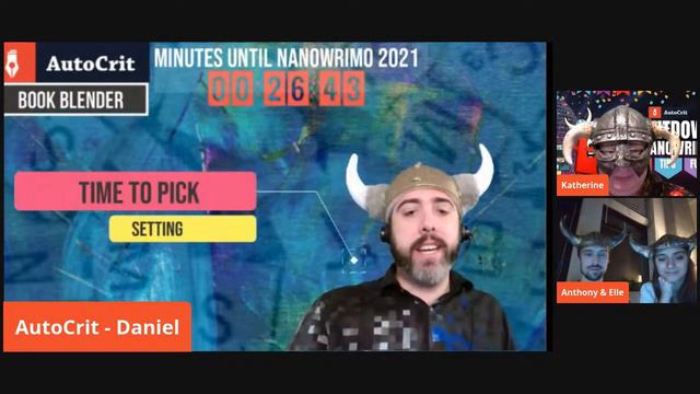 LIVE NaNoWriMo 2021 Countdown Party! Tips, And Fun!