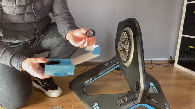 Tacx NEO 2T Spacers Install For Shimano 10-51 tooth cassettes 12 speed