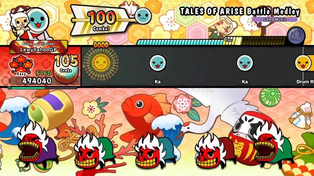 Taiko No Tatsujin #10 Tales Of Arise Battle Medley Full Combo