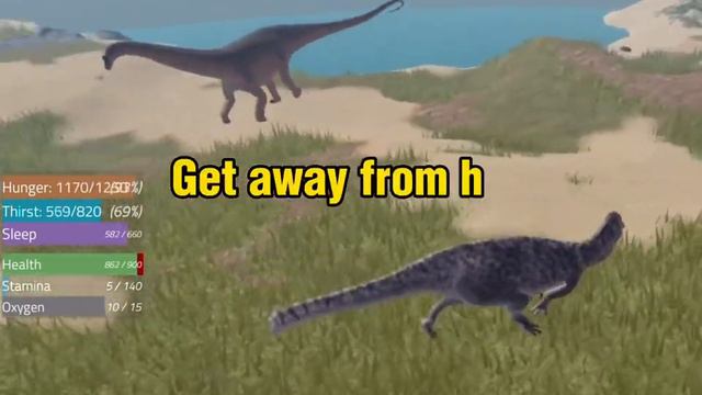 How Long Can I SURVIVE As Suchomimus? (Dinosaur World Mobile)