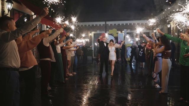 с бенгальскими огнями