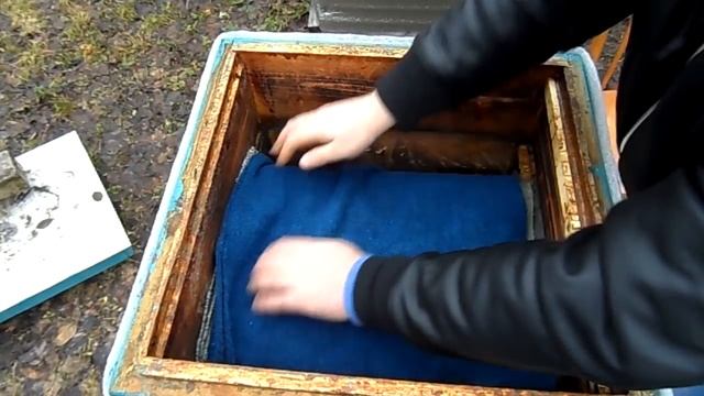 Зимовка пчёл на улице.Состояние пчелосемей на 29 декабря 2017г!!!