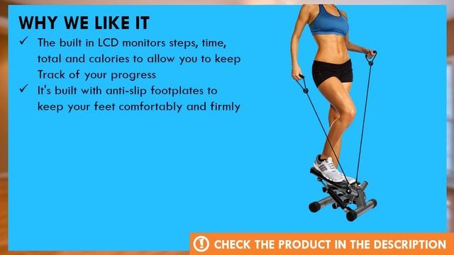 BalanceFrom Adjustable Stepping Machine Review - Mini Stepper Machine Exercises