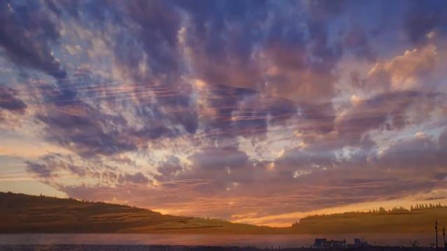 Акварель небесная.