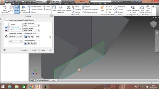✅autodesk Inventor Tutorial Chapa Metalica #4 [FACIL] 2019 ??