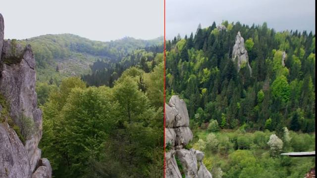 Карпати, Тустань. Carpathians, Tustan'.
