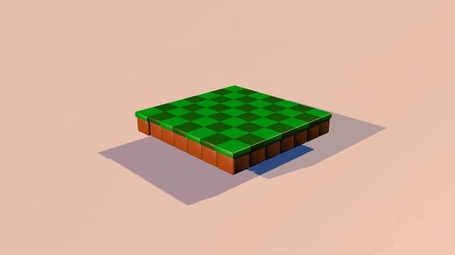 Minecraft Animation | Анимация майнкрафт, появление блоков | C4D