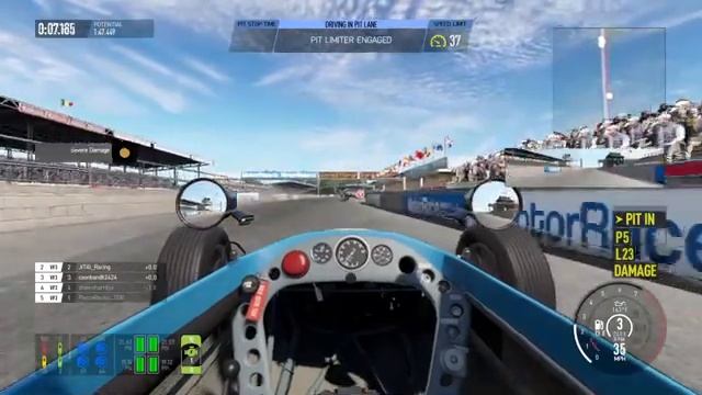 Simsa Series T.Pierce #5 F3 Race #8 Classic Gp Silverstone