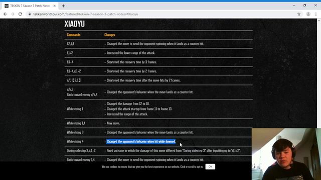 Tekken 7 Season 3 Ling Xiaoyu Patch Notes Overview