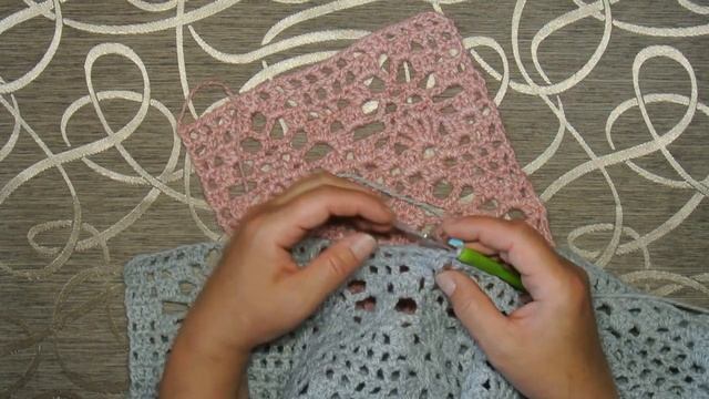 Ажурный кардиган крючком