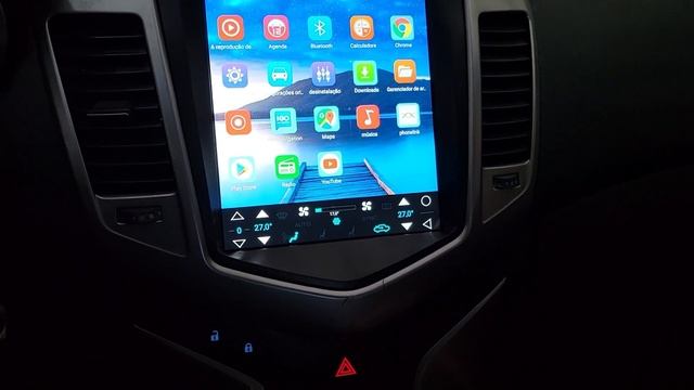 Multímedia Estilo Tesla Chevrolet Cruze
