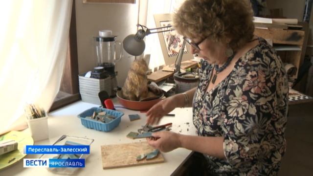 Жители Переславля-Залесского создают керамическую мозаику