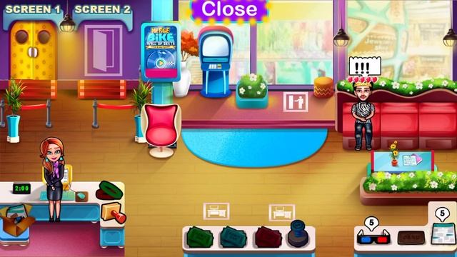 Hollywood Films Movie Theatre Tycoon Game - New Movie Theatre GamePlay Video By GameiCreate