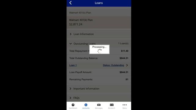 Walmart Employee Apps: Benefits Online App Associate 401k with Merrill Lynch Monitor Your Account
