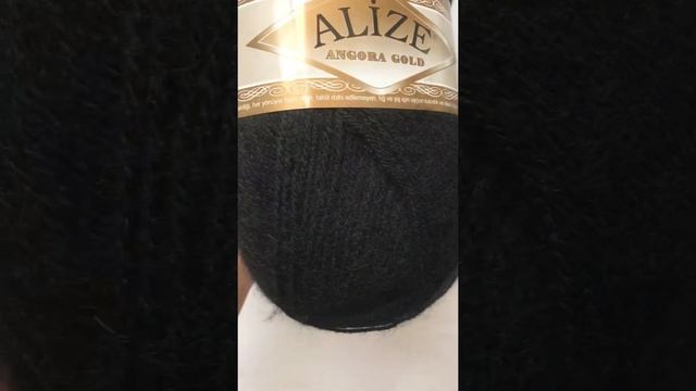 Подробный обзор пряжи Alize Angora Gold(Полушерсть с ангорой) №60 Черный