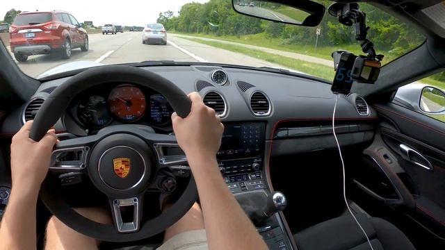 2021 Porsche 718 Cayman GTS 4.0 6MT – MPG Test | Real-world Highway Range