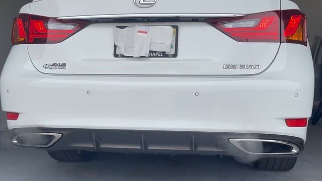 2014 Lexus GS350 F Sport Custom Borla Exhaust Cold Start