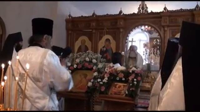 Освящение храма Марии Египетской в Оптиной Пустыни