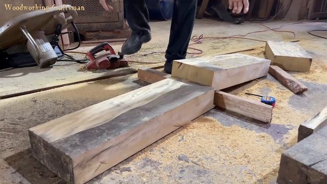 Amazing Woodworking Skills Ingenious Worker  Strong Unique Ebony Dining Table  Chair Monolithic