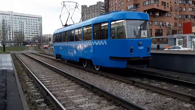 Трамвай Татра-Т3 (МТТЧ) борт 1369 по маршруту А