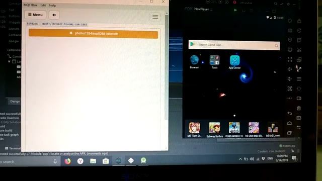 Thử Nghiệm điều Khiển ESP8266 Với ứng Dụng Android