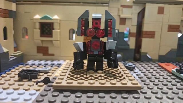 как сделать титана спикер мена из Лего