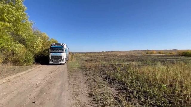 Привез сруб беседки в Вольск.Сломал машину?.Дальнобой по России на Volvo FH