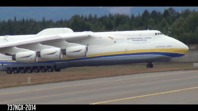Antonov An-225 Mriya Landing Gardermoen - World Largest Plane - HD