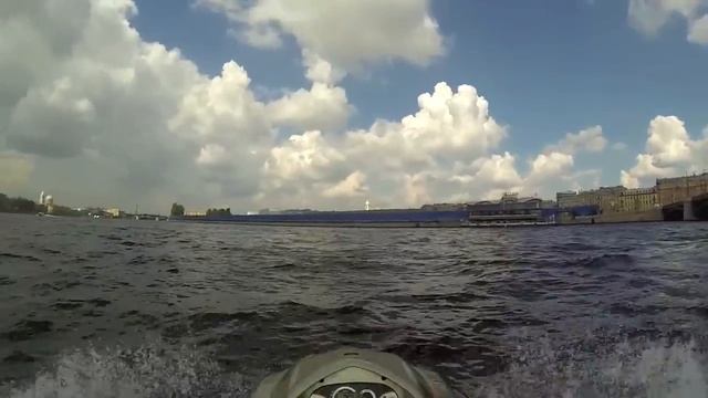 На гидриках по Неве 19 07 14 GoPro