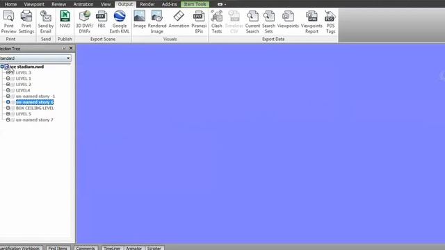 Autodesk Navisworks. Customization. Export From NWD To FBX With Autoit