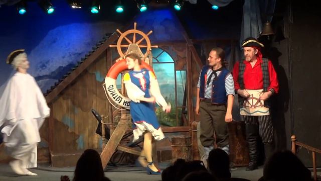 «Пират и призраки» мюзикл.  Финал и поклоны 26.06.2016 Театр Чихачёва