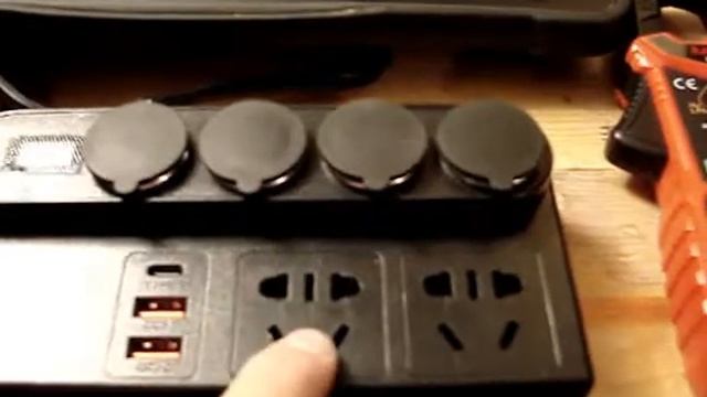 Impressive Chinese Tech 12V Splitter With 220V Inverter And QuickCharge USB