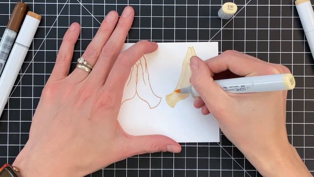 Caring Hands Eclipse Card