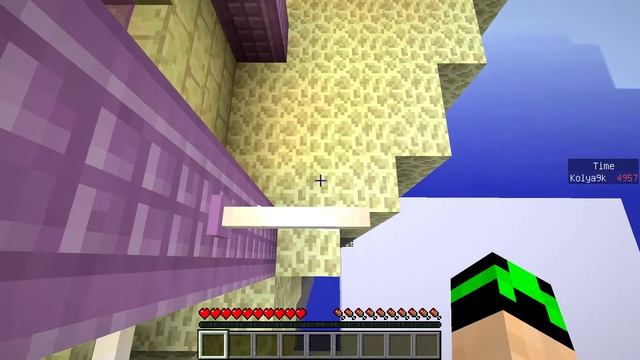 Minecraft спиральный паркур (3 ЧАСТЬ)