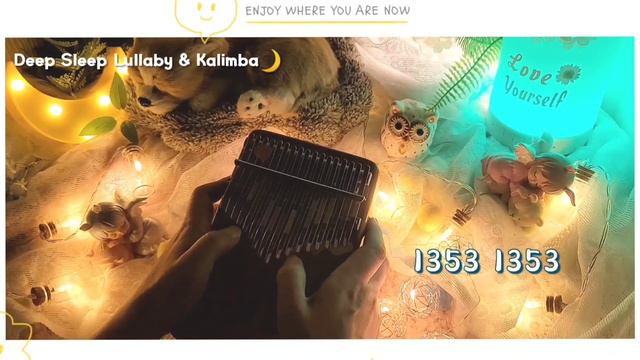 [Deep Sleep Lullaby] Kalimba Easy Tabs | Can't Help Falling In Love 💜 칼림바