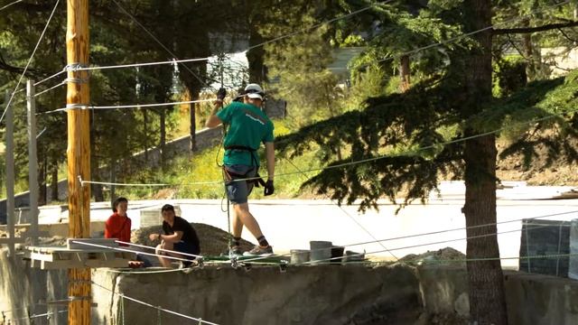 Крупнейший в Крыму веревочный парк в отеле 
