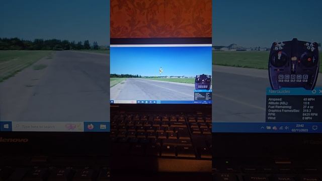 Bit Of Realflight Evolution Sim Flying. On The Pilot Rc Slick