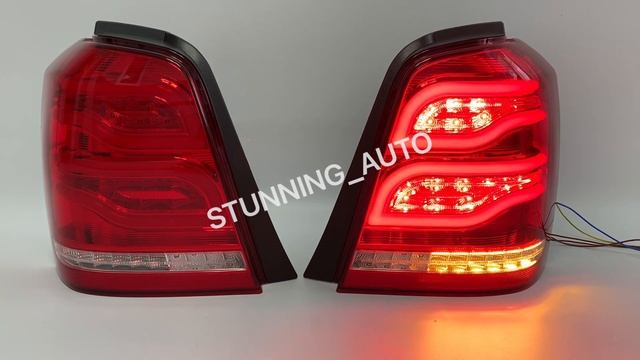Фонари Toyota Highlander Kluger красные