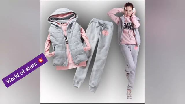 Новый Модный женский костюм осень-зима  женские спортивные костюмы    New Fashion Women 